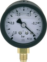 "Vakuummeter 50 Mm Durch 1/8\" Unten Druckbereich -1 - 0 Bar Mit GlyzerinfüLlung R"