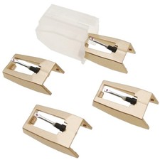 Record Player Needles, Diamond Turntable Stylus Replacement, 4 Pack