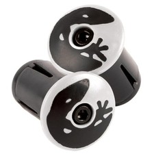 Lizard Skins - Packaged DSP Bar Tape Plugs - Diamond White