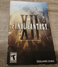 Final Fantasy XII Sony PlayStation 2, 2006 Manual Only
