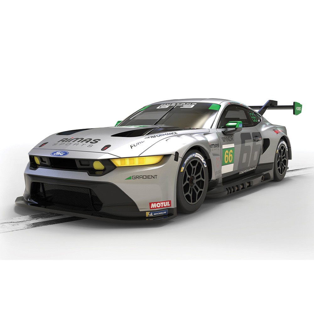 Scalextric C4662 Ford Mustang GT3 Slot Car No.66 Daytona 2025 Gradient Racing - Image 3