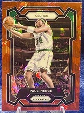 2023-24 Panini Prizm Red Cracked Ice Prizm #193 Paul Pierce Boston Celtics