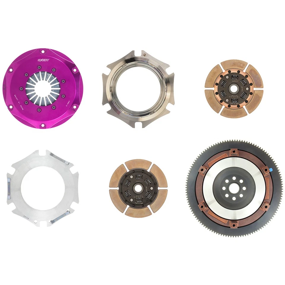 Exedy FM032SD Hyper Twin 离合器和飞轮适用于 06-14 WRX 2.5L / 15-20 WRX 2.0L — 第 2/4 张图片