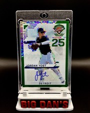 2025 Prospect Edition - Jordan Yost #31 Green Pulsar Prizm Signatures /25 (AU)