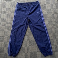 Adidas Vtg 90 s Windbreaker Nylon Track Pants Men s Size Large