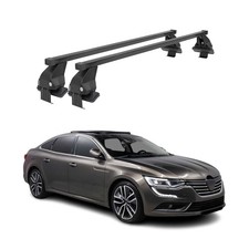 Menabo Dachträger Grundtäger für Renault Talisman 2015-2022 50kg Stahl Schwarz