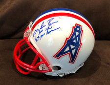 HOUSTON OLIERS FOOTBALL MIKE ROZIER #30 SIGNED MINI HELMET PSA/DNA/ITP NEBRASKA