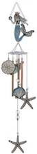 Sunset Vista Designs 92453 Mermaid Metal Wind Chime, Seashells