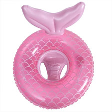 Baby Swimming Float Swim Ring Cute Floaties with Seat and Handle Pool Floats Toy