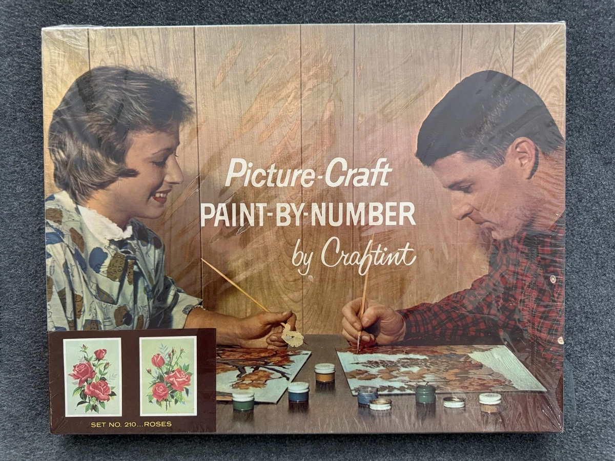 Vintage Paint By Number Pictures In Paint By Numbers Kits for sale