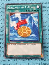 SDFC-DE030 Medaillon der Eisbarriere Yu-Gi-Oh Karte 1. Auflage Neu