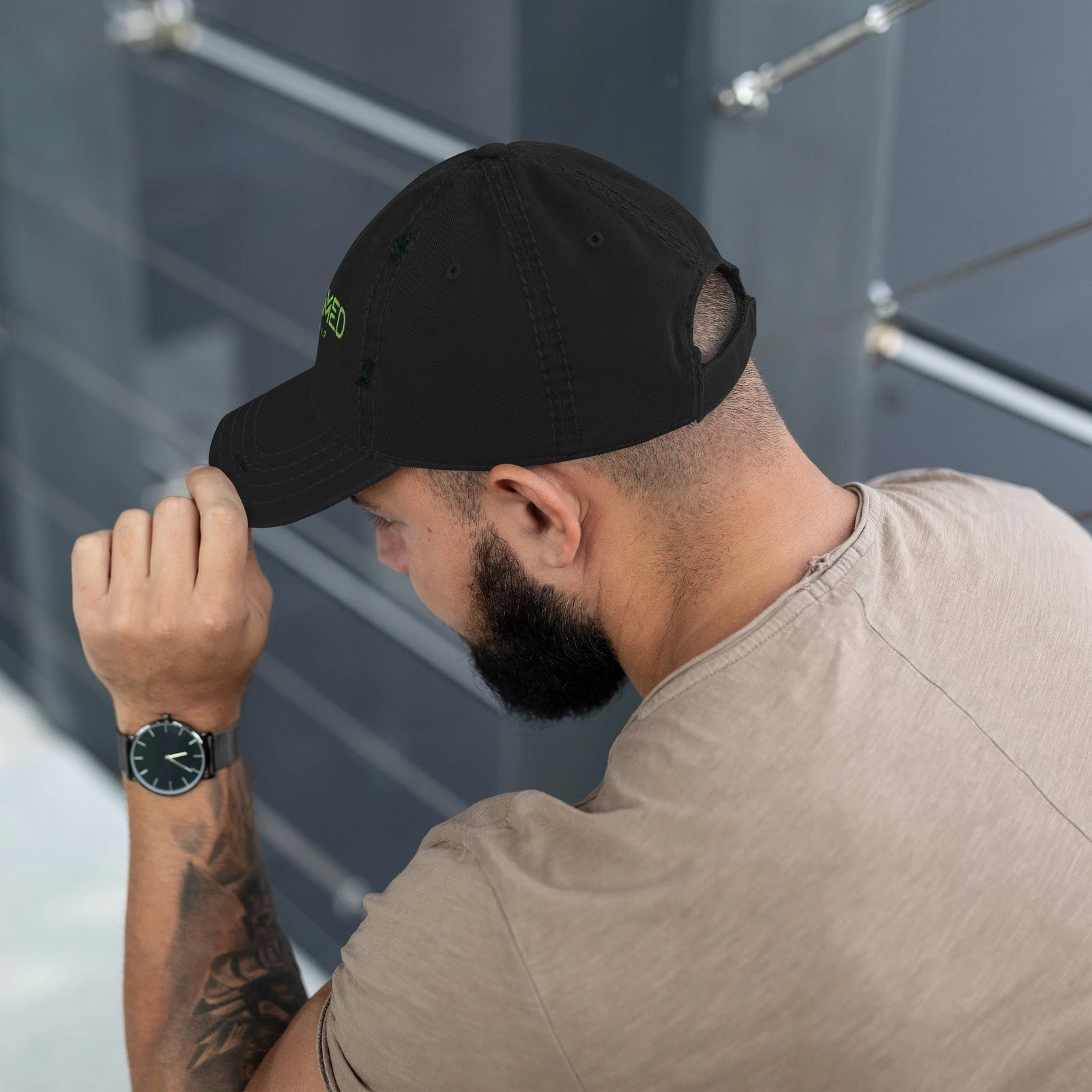 Redeemed Embroidered Distressed Cap