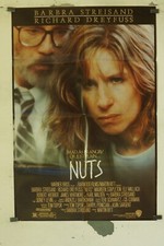 NUTS 70X100 ORIGINAL MOVIE POSTER BARBARA STREISAND   RIHARD DREYFUSS