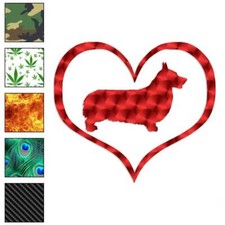 Pembroke Welsh Corgi Dog, Vinyl Decal Sticker, 40 Patterns  3 Sizes, 1496