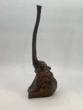 Cast Metal Elephant Figure Bangle Catch PT Or TP Holder Household Decor 