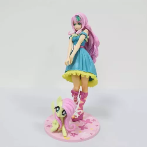 Modellino anime 8" My Little Pony Bishoujo Fluttershy PVC regalo - Foto 1 di 11
