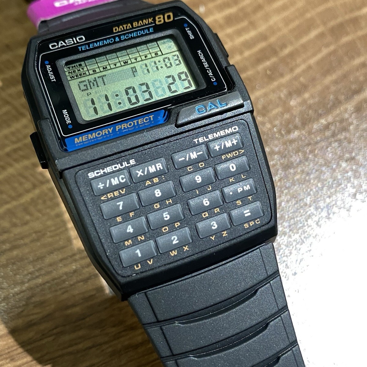 CASIO DBC-80 デジタル腕時計 Casio Dbc-80 Calculator Watch Module 1486 Data Bank for sale