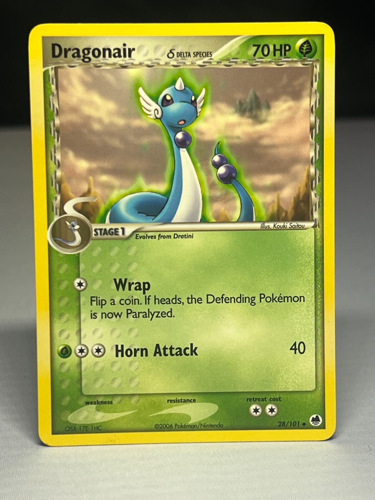 Pokémon Dragonair 28/101 Uncommon Delta Species EX Dragon Frontiers NM