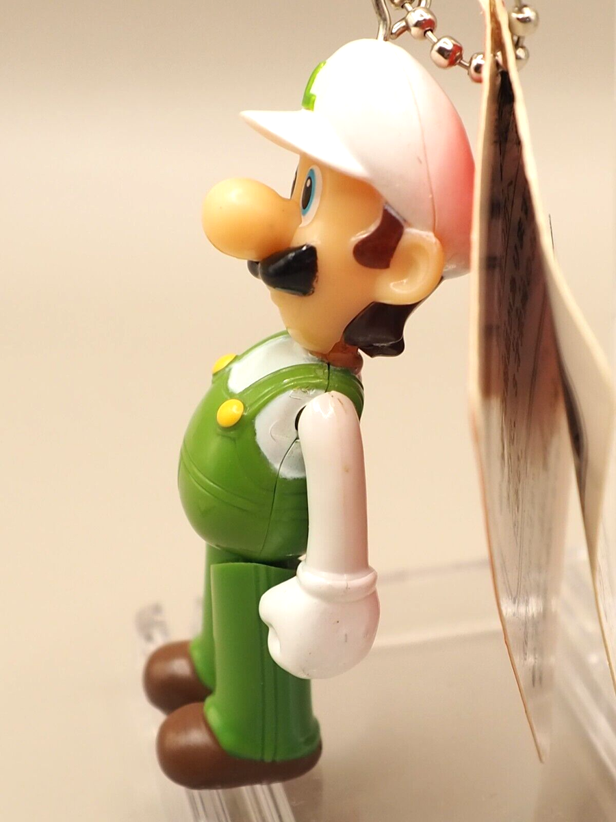 Luigi Super Mario Bros Swing Mascot Keychain Mini Figure Nintendo