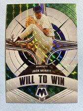 2022 Mosaic Baseball Jack Morris Green Mosaic Prizm Will To Win Insert Tigers🔥
