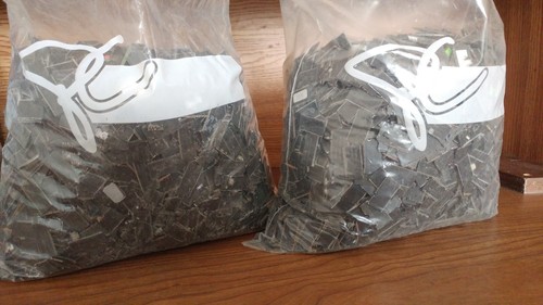 12.9 lbs IC Memory Chips 2 Sides legs from old RAMs for Gold Recovery - Picture 3 of 12