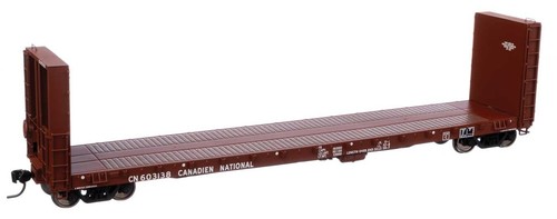 Spur H0 - Walthers 50' CC&F Bulkhead Flatcar Canadian Natonal - 104349 NEU | Zustand: Neu