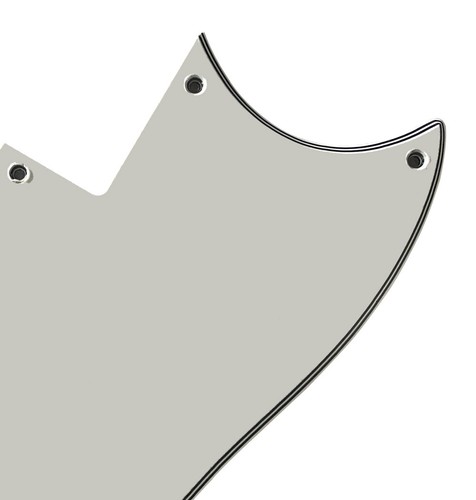 For Gibson SG '61 Reissue Guitar Pickguard 5 Ply White - Picture 2 of 6