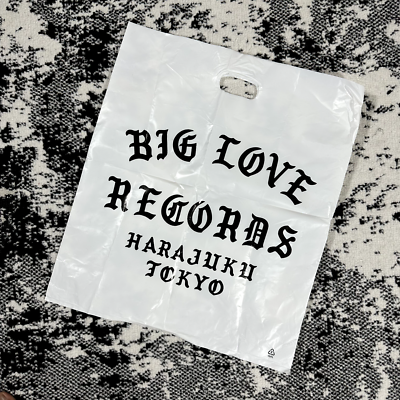 VARIOUS / BIG LOVE RECORDS ‎BIGLOVE017 BIG LOVE RECORDS CLASSIC LOGO SWEATSHIRTS 2023 RELEASE BLACK