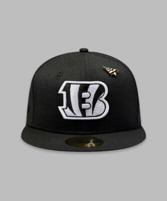 PAPER PLANES    CINCINNATI BENGALS NFL FITTED HAT   SIZE 7 5/8