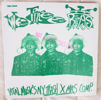 VA WE THREE BINGS xmas 1990s New York punk comp Ed Gein's Car Honeymoon Killers