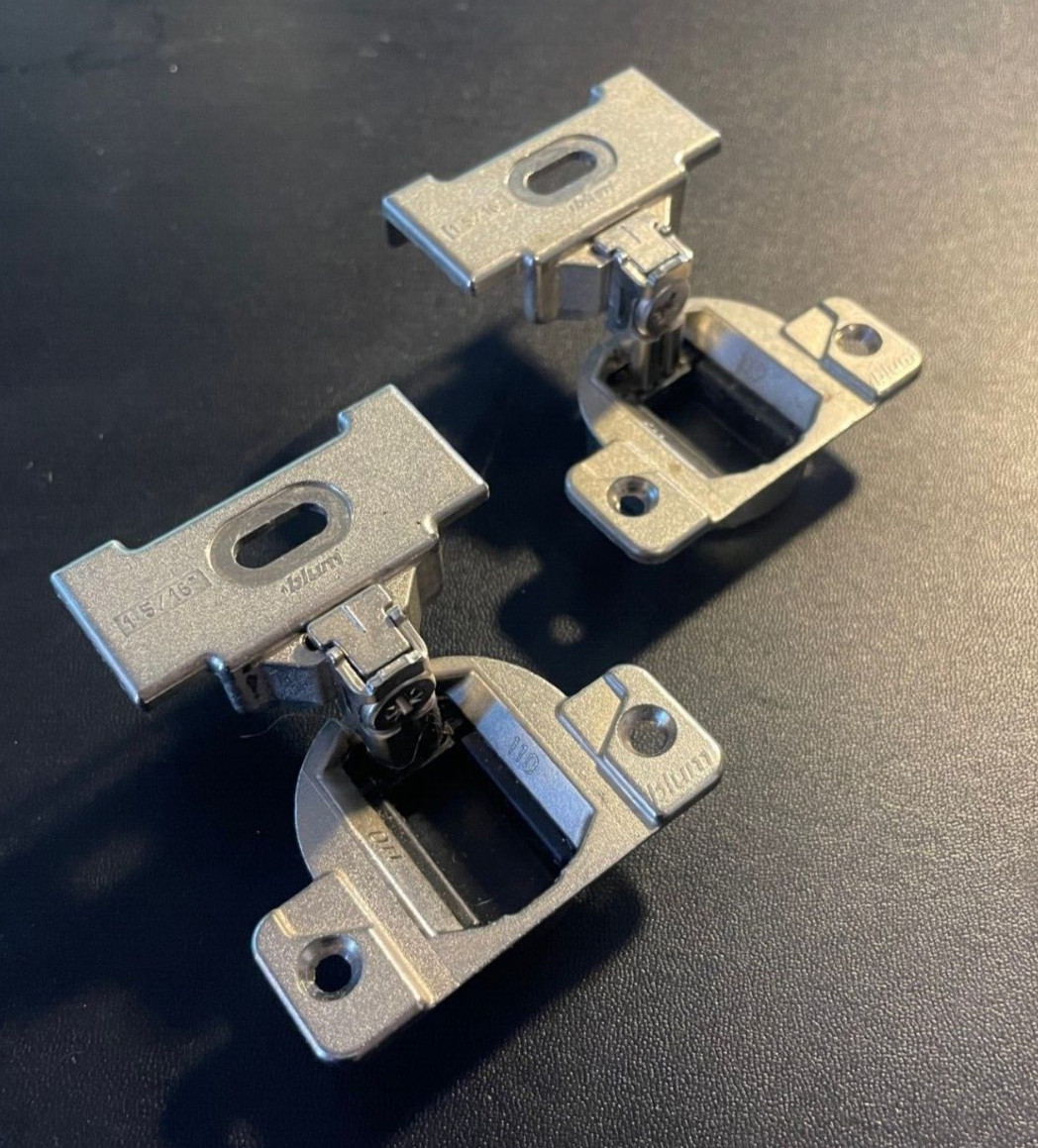 Pair (2x) BLUM Hinge COMPACT 110° 30.31011.02 / 5/16 " Austria
