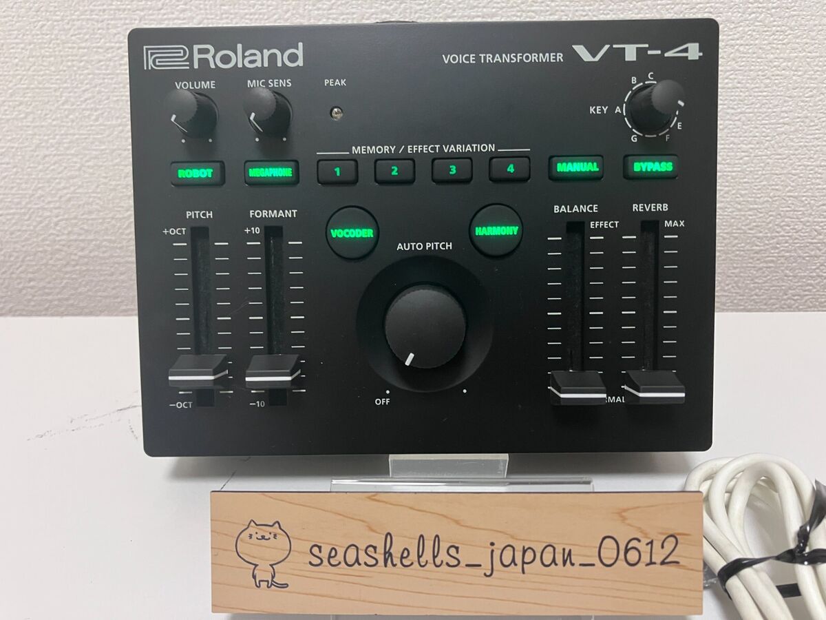 Roland VT-4 Voice Transformer Effect Processor Vocal Table Roland VT-4 Voice Transformer Effect Processor Vocal Table