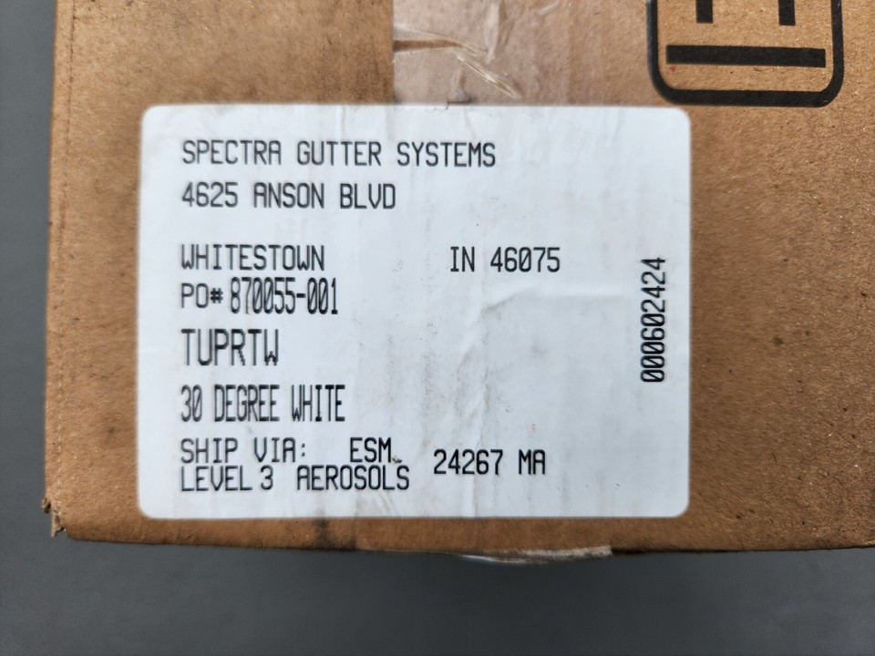 (12 Pk) Spectra 4.5 oz. (30 Degree White) Custom Touch-Up Spray Paint ...