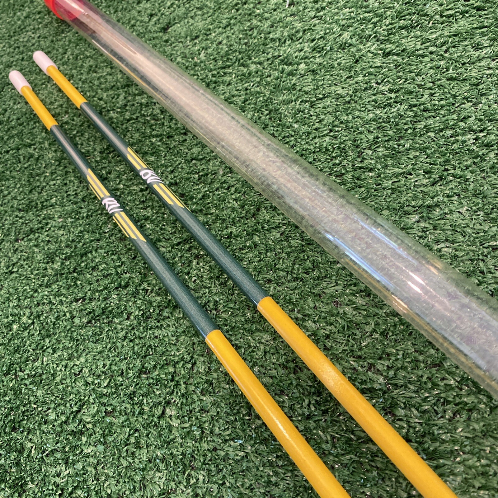 Vokey/Titleist Alignment Stick Set, Green + Yellow BV Wings, RARE Out of Stock!