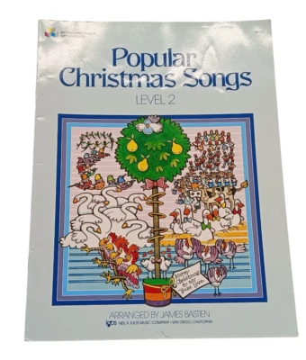 Bastien Popular Christmas Songs niveau 2 partitions piano 10 chansons de Noël - Photo 1/4