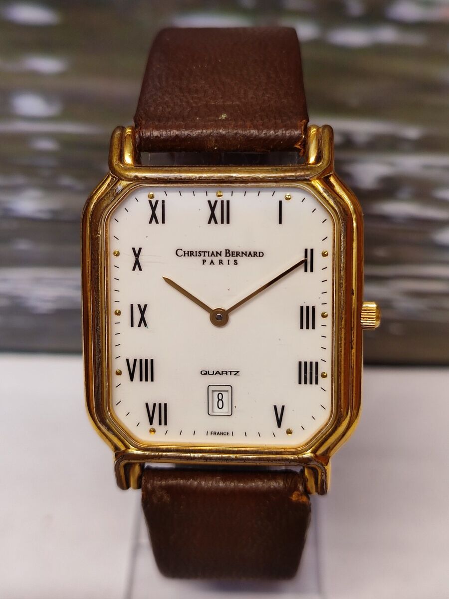 CHRISTIAN BERNARD PARIS QUARTZ WHITE DIAL 15520 FRANCE MEN'S CHRISTIAN BERNARD PARIS QUARTZ WHITE DIAL 15520 FRANCE MEN'S