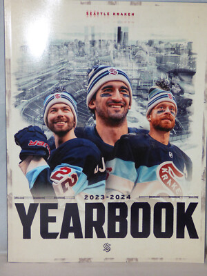 Seattle Kraken - 2023-2024 Season Team Yearbook - 144 Pages - Bagged & Boarded