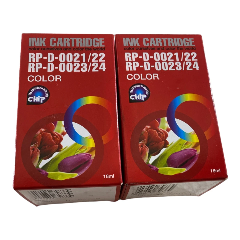 NP-D-0021/22 NP-D-0023/24 BK Cartuchos 2BK, 2CLR DELL Sellado Lote de 4 Foto 3 de 4