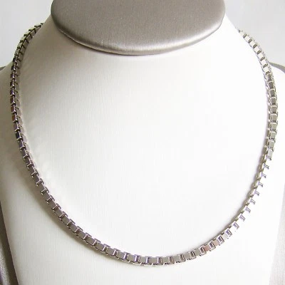 Halskette Sterlingsilber 925er Silberschmuck Damen Herren Venezianer - Bild 1 von 4