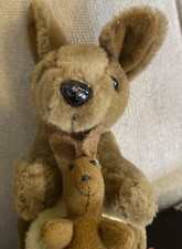 Kangaroo and Baby Joey Plush Stuffed Animal 17 Inv0149
