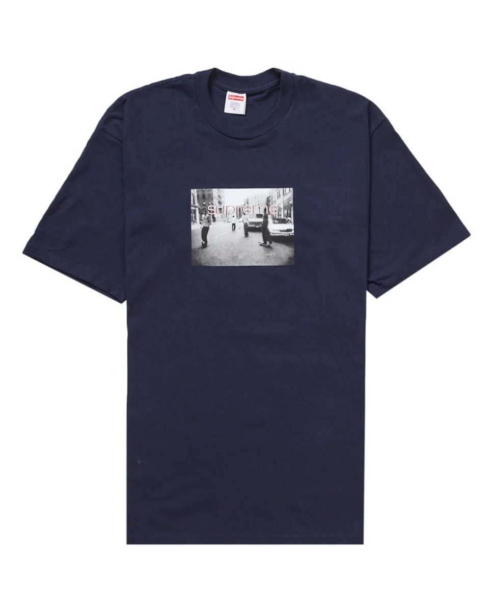 Tシャツ・カットソー Supreme Crew 96 T-Shirt Navy Supreme Crew 96 Clip Tee T-Shirt Size XLarge Navy SS24 Brand