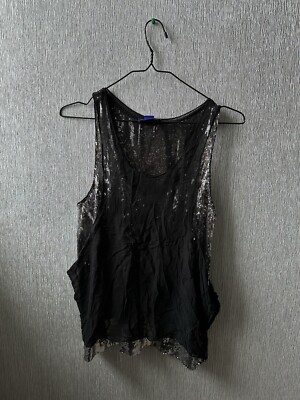Jimmy Choo For H&M Womens Sequin Top