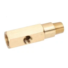 Oil Pressure Gauge Adapter 1/4 NPT Brass T Piece Sender Fit For F Fitting USA