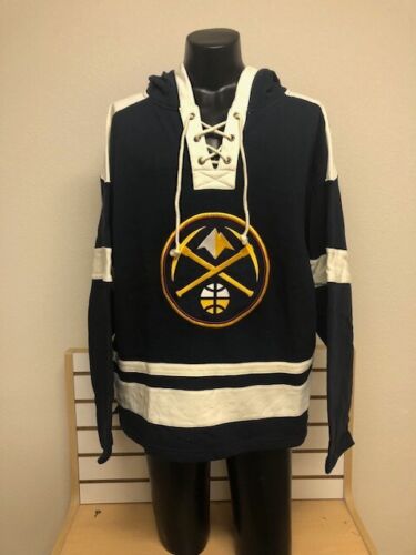 DENVER NUGGETS OTS Lacer Hoodie Hockey Style SIZE XL NWOT NIKOLA JOKIC
