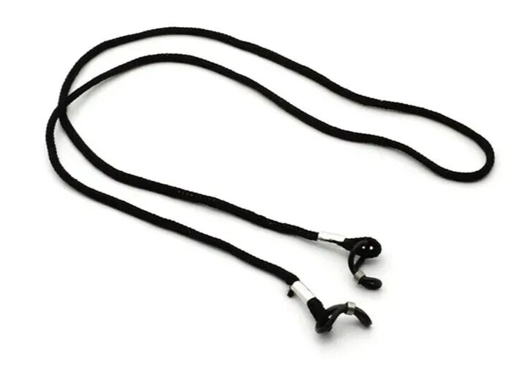 Glasses Neck Chain Cord Lanyard Black Nylon Retainer Spectacles