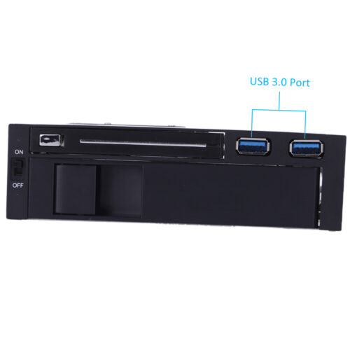 Dual Bay 2.5" 3.5" Hard Drive HDD Trayless Internal Rack Q8J2 - Picture 2 of 10