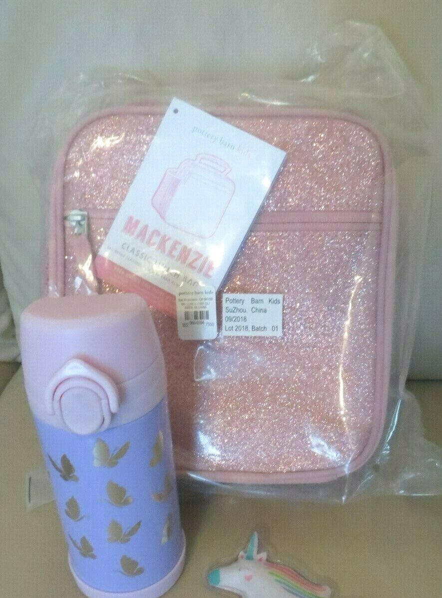 PONY Ceramica Fienile Scuola Disney PRANZO BOX + BORRACCIA Arcobaleno Regalo Compleanno.