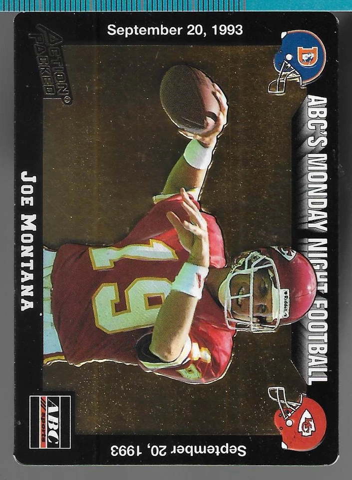 1993 Action Packed Monday Night Football (#1-81) - Complete Your Set - Image 4 of 4