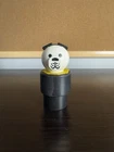 Vintage Little People Jumbo Large Chunky Dog 1984 Fisher Price  3.5" Black/White
