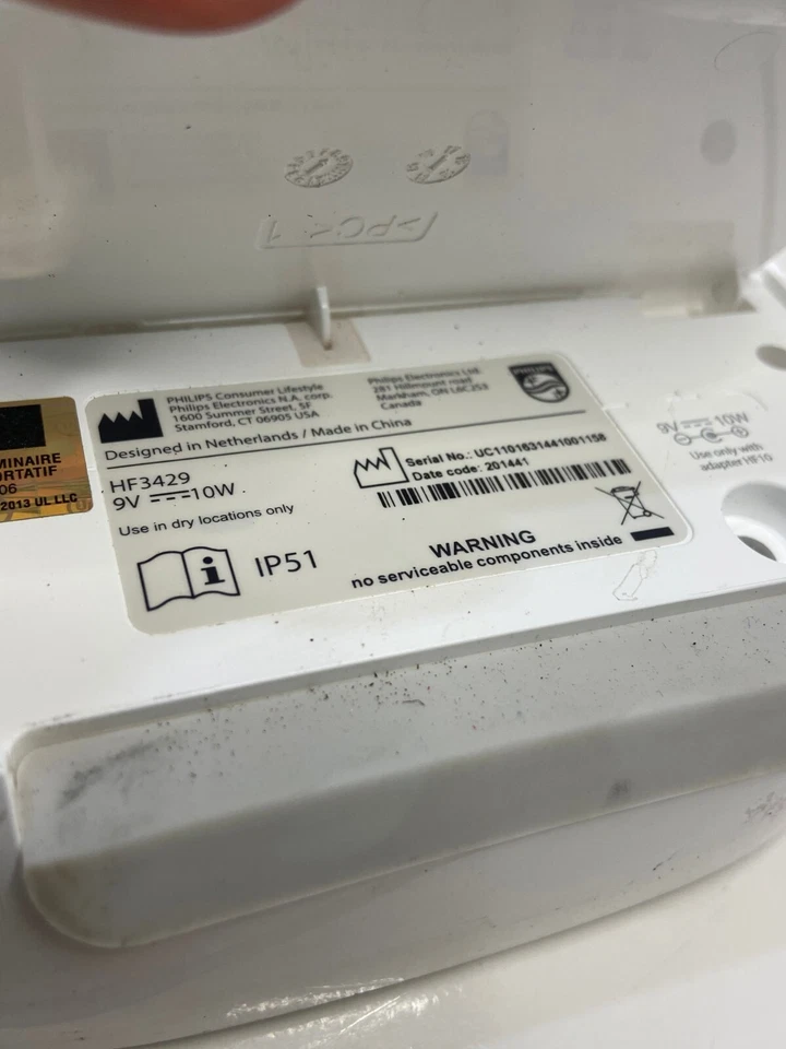 🐞 Lámpara de terapia de luz energética Philips GoLite BLU HF3429 con estuche SIN CABLE USADO EN EXCELENTE ESTADO P8 Foto 4 de 4